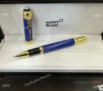 Vintage Montblanc Replica Scipione Borghese Blue Rollerball with Diamond